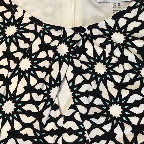 Wisp Women Dress graphic print sleeveless Sz. 14 lot of 2 EUC Summer lightweight - Picture 9 of 15